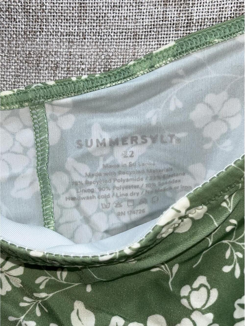 Summersalt The Tie Oasis Vintage Floral Ivy NWT 22 - Picture 4 of 7